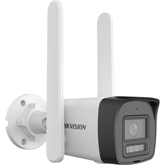 HIKVISION 4MP SMART HYBRID LIGHT 4G FIXED BULLET NETWORK CAMERA DS - 2CD1043G2 - LIDUF/4G/SL - CompuGhana