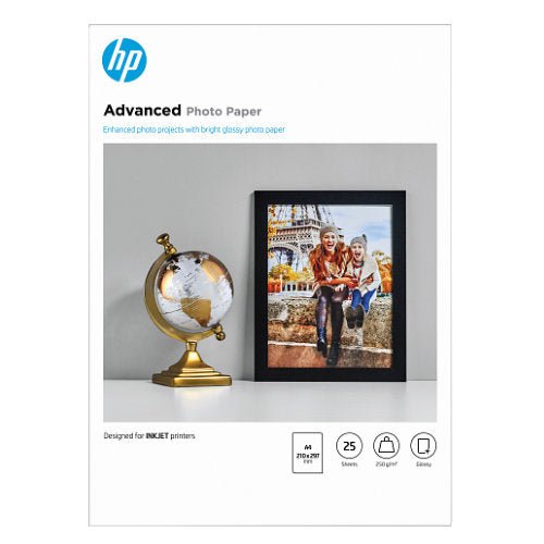 HP ADVANCED PHOTO PAPER A4 25 SHEET Q5456A - CompuGhana