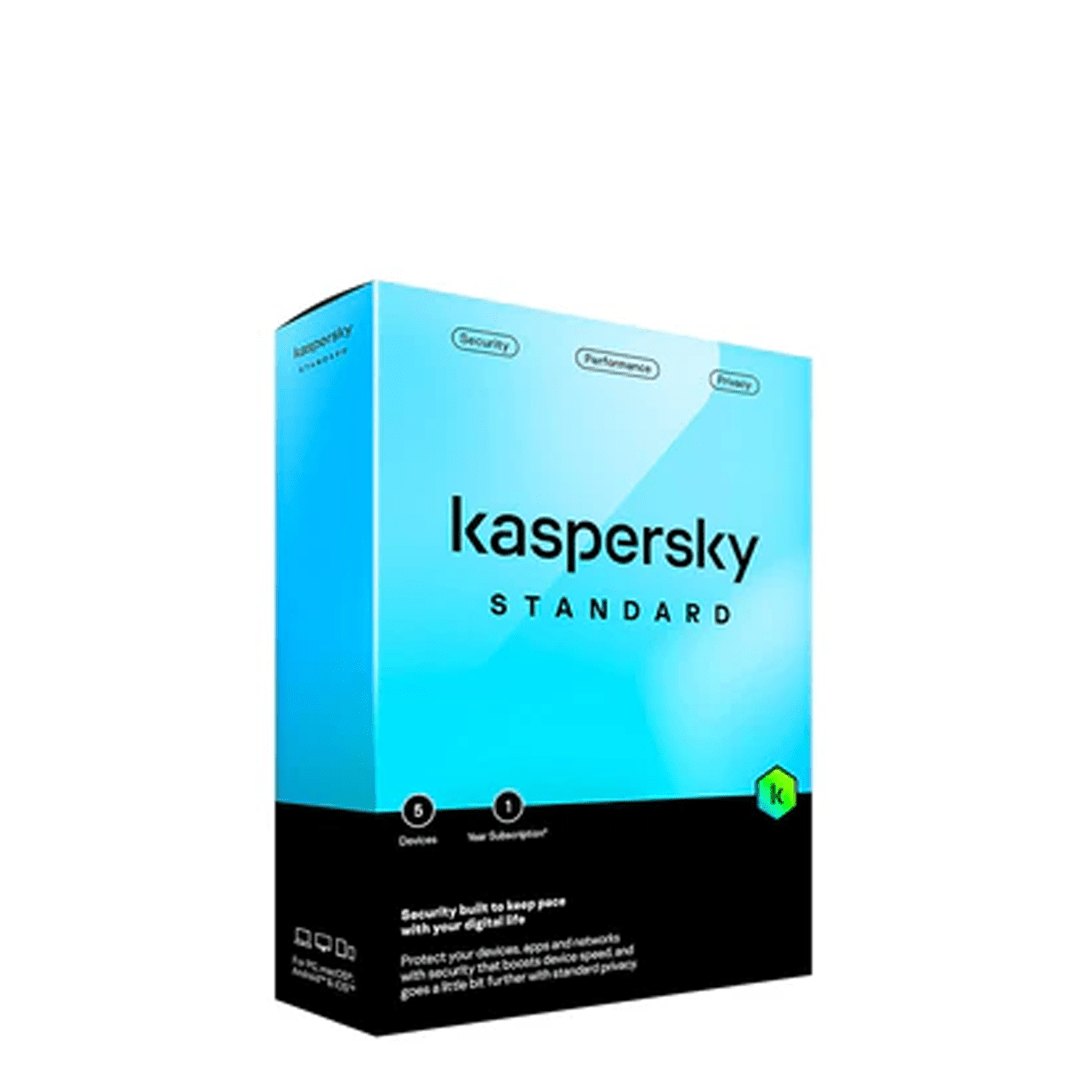 KASPERSKY STANDARD ANTI - VIRUS 5 USERS - CompuGhana