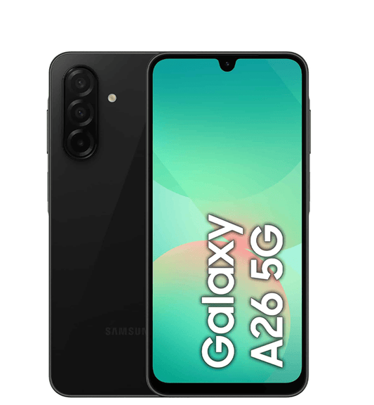 SAMSUNG GALAXY A26 A266B/DS 128GB 6GB 5G - Black - CompuGhana