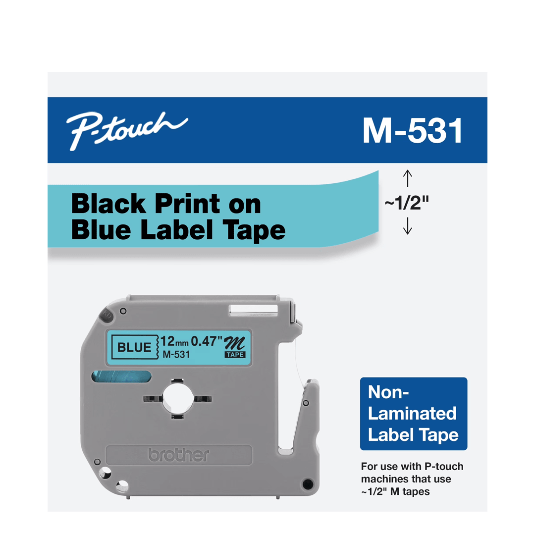 Brother P - Touch M Series Tape Cartridge for P - Touch Labelers - CompuGhana