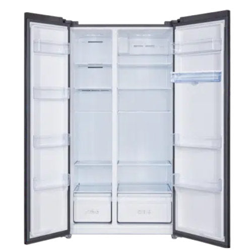 TCL 607L SIDE BY SIDE FRIDGE SILVER - P520SBN
