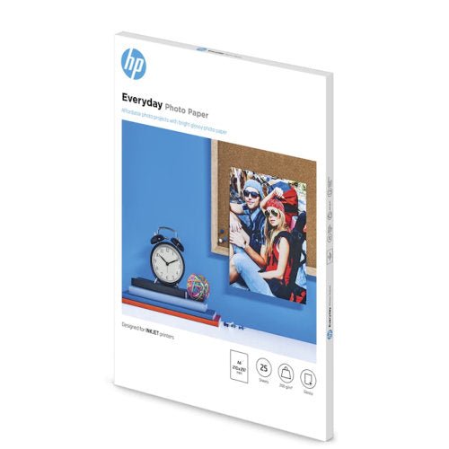 HP EVERYDAY PHOTO PAPER GLOSSY A4 25 SHEET Q5451A - CompuGhana