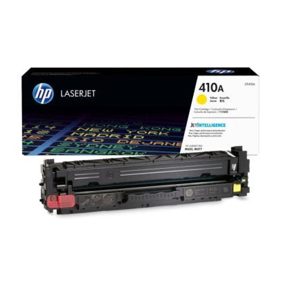 HP 410A ORIGINAL LASERJET TONER CARTRIDGE, CF412A - YELLOW - CompuGhana