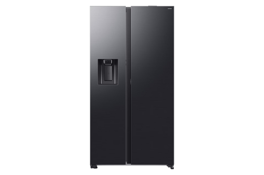 SAMSUNG 627L 3 DOOR + DISPENSER SIDE BY SIDE FRIDGE BLACK RS80F65G4F