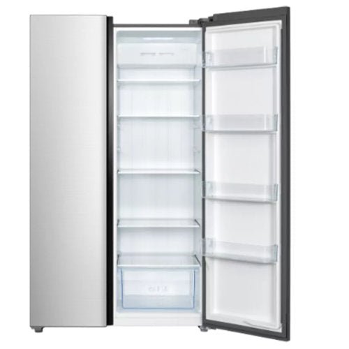 TCL SIDE BY SIDE 608L P650SBN FRIDGE - SILVER - CompuGhana