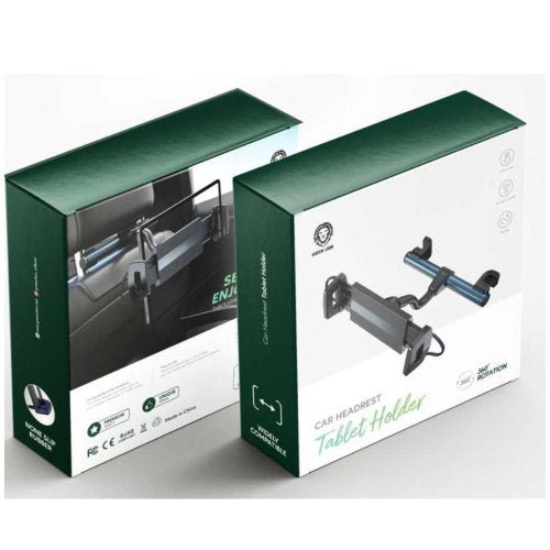 GREEN LION CAR HEADREST TABLET HOLDER BLACK - CompuGhana