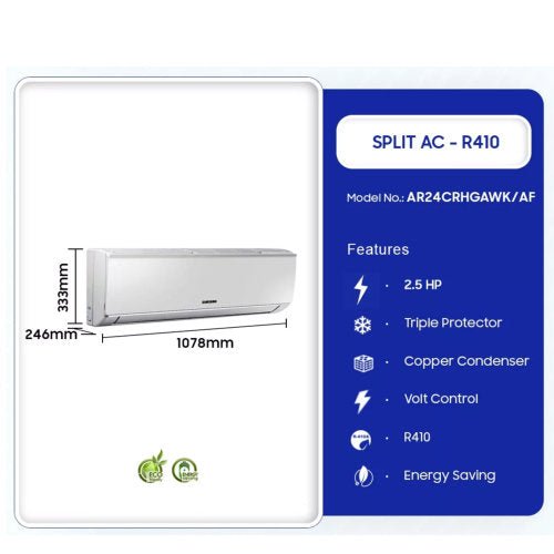 SAMSUNG 2.5HP R410 SPLIT AIR CONDITIONER - CompuGhana