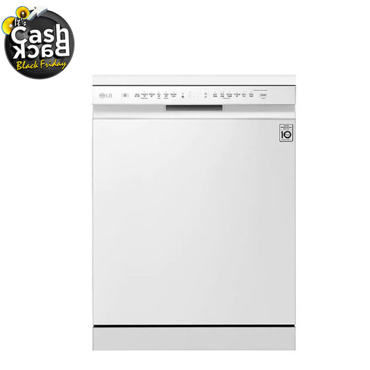 LG QuadWash™ Dishwasher, 14 Place Settings, EasyRack™ Plus, Inverter Direct Drive, ThinQ, White color