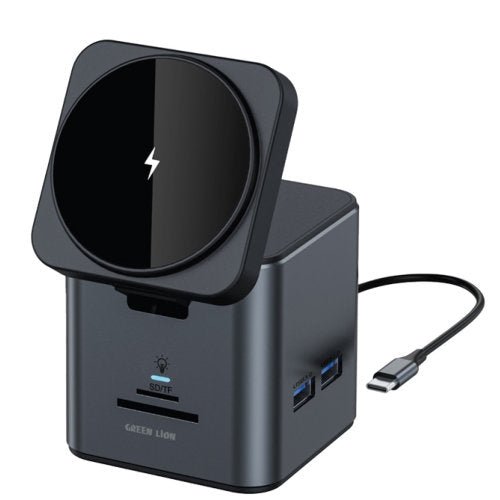 GREEN LION 9-IN-1 HUB DOCKING STATION BLACK – CompuGhana