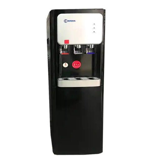 SIGMA 19L 3 TAPS STORAGE CABINET WATER DISPENSER BLACK - CompuGhana