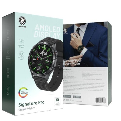 GREEN LION SIGNATURE PRO MART WATCH BLACK - CompuGhana