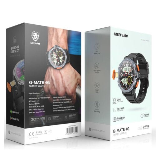 GREEN LION G - MATE 4G MART WATCH BLACK - CompuGhana