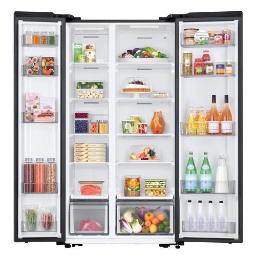 SAMSUNG 583L SIDE BY SIDE REFRIGERATOR - SILVER - CompuGhana
