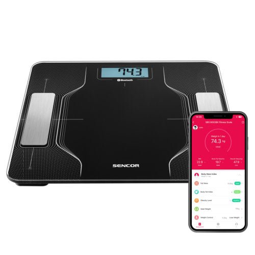 SENCOR SBS 8002BK SMART PERSONAL FITNESS SCALE - CompuGhana