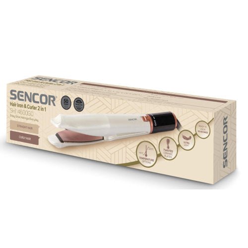 SENCOR SHI 4600GD HAIR IRON & CURLER 2IN1 - CompuGhana