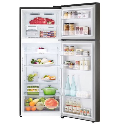 LG GN - B392PXGB 395L TOP FREEZER FRIDGE - BLACK - CompuGhana