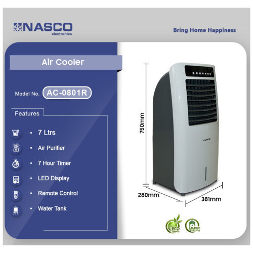 NASCO 7L AC-0801R AIR COOLER
