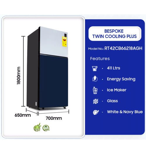 SAMSUNG 411L FRIDGE BESPOKE RT42CB66218A - CompuGhana