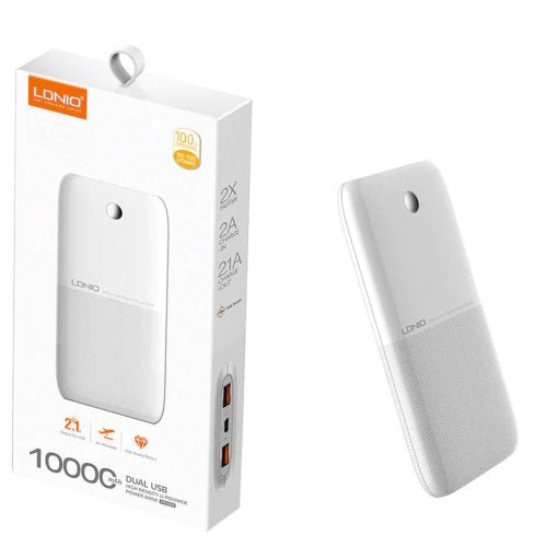 LDNIO POWER BANK 10000 MAH 2USB - CompuGhana
