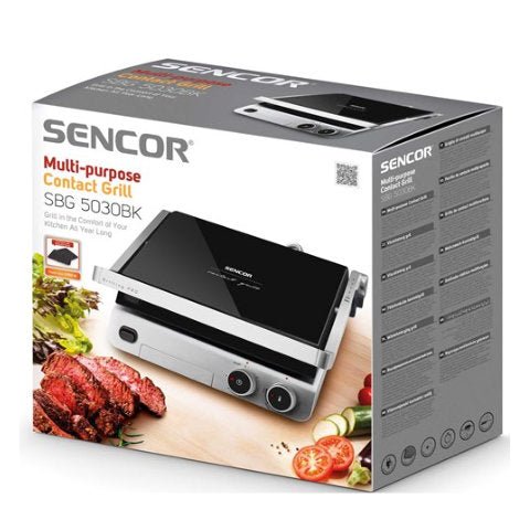 SENCOR SBG 5030BK MULTI - PURPOSE CONTACT GRILL - CompuGhana