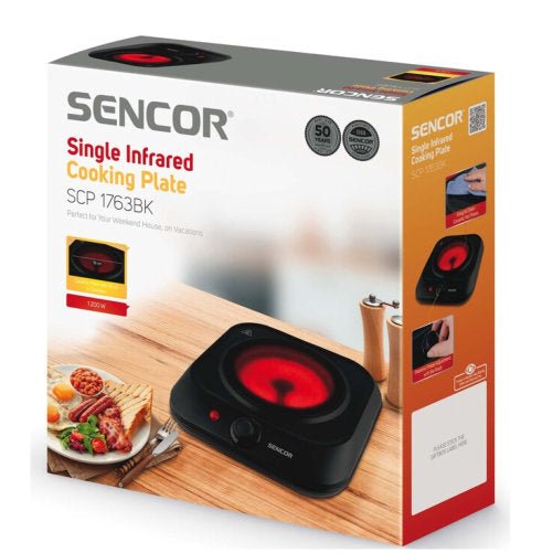 SENCOR SCP 1763BK SINGLE INFRARED COOKING PLATE - CompuGhana