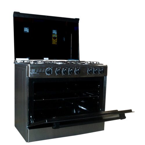 NASCO 90X60 LME90I GAS COOKER STAINLESS STEEL - CompuGhana