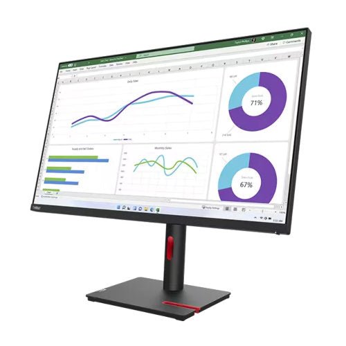 LENOVO THINKVISION LED 31.5 INCH QHD T32H - 30 MONITOR - CompuGhana
