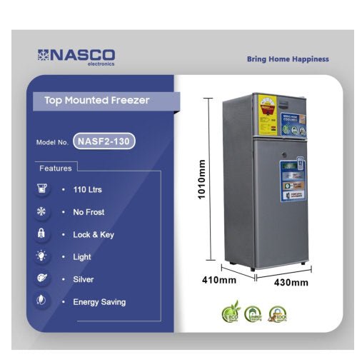 NASCO 110L NASF2 - 130 FRIDGE GRAY - CompuGhana