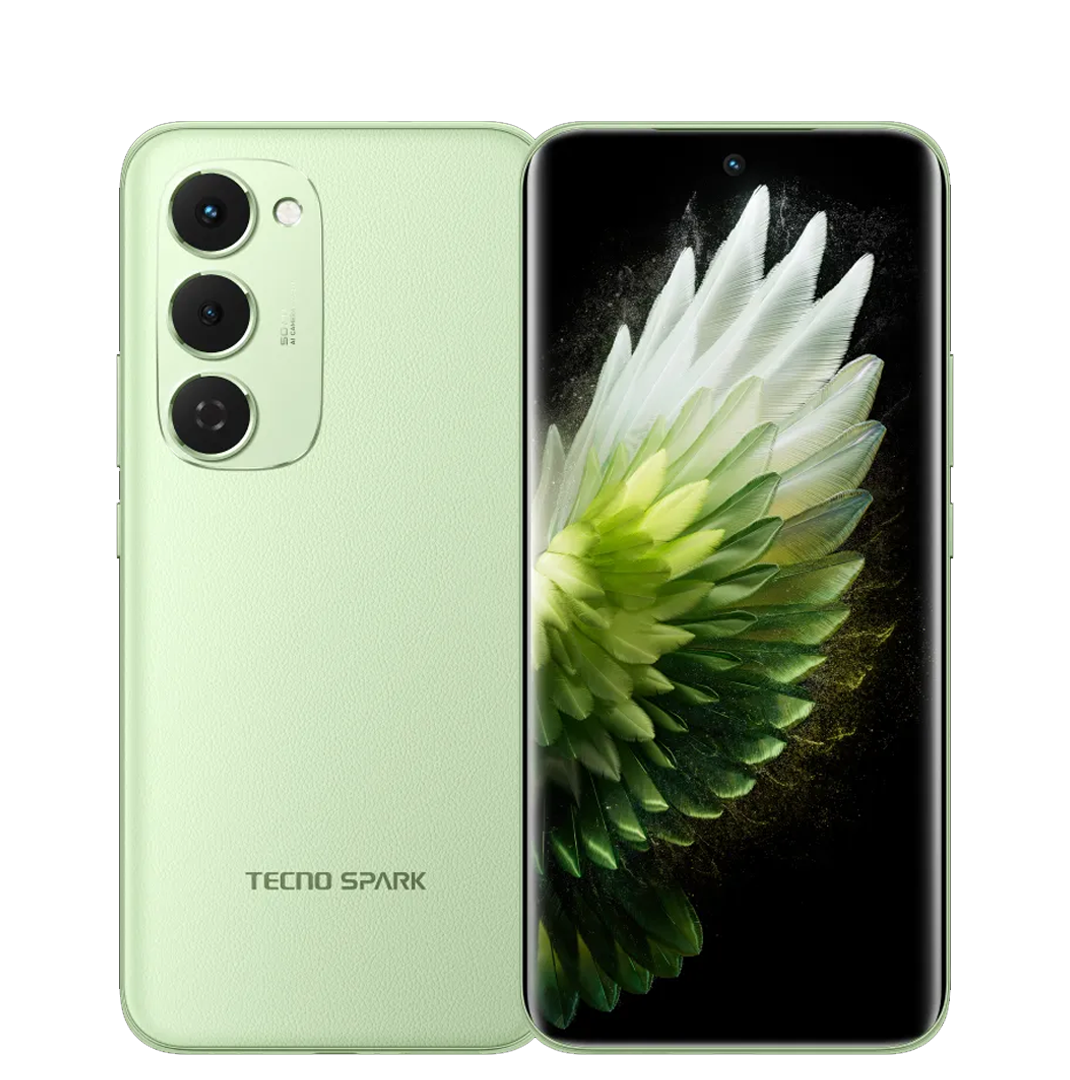 TECNO KM7 SPARK 40 PRO+ 128GB 8GB RAM + FREE COVER-Tundra Green