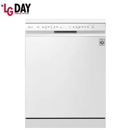 LG QuadWash™ Dishwasher, 14 Place Settings, EasyRack™ Plus, Inverter Direct Drive, ThinQ, White color