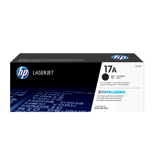 HP 17A Black Original LaserJet Toner Cartridge (CF217A)