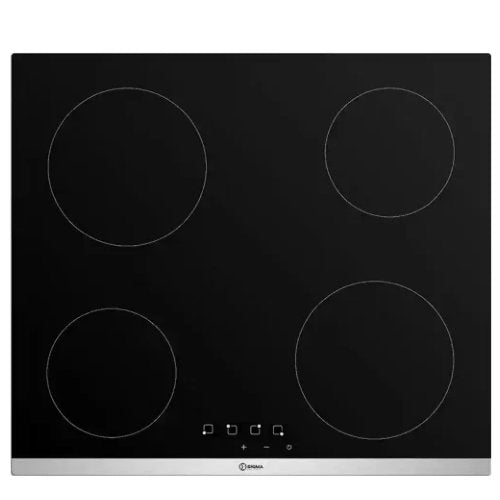 SIGMA 60X60 BUILT-IN ELECTRIC HOB 4 ELECTRIC HOBS GLASS MIRROR SBEC-60 - CompuGhana