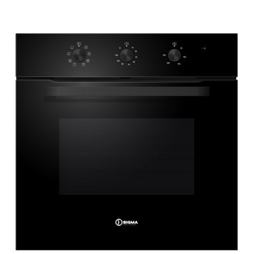 SIGMA 60X60 BUILT-IN ELECTRIC OVEN BLACK GLASS MIRROR - CompuGhana