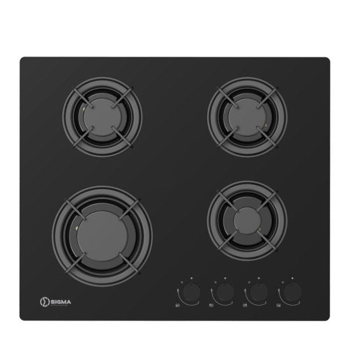 SIGMA BUILT-IN GAS GOB 60X60 5 BURNERS GLASS MIRROR SBI-GHOB-M60GJ402 - CompuGhana
