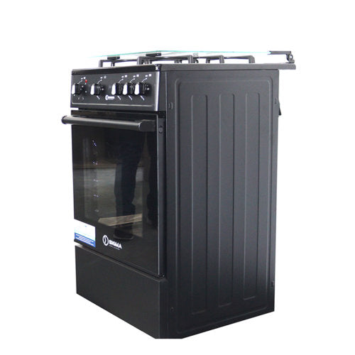 SIGMA 50X55 4 BURNERS OVEN GRILL GAS COOKER BLACK