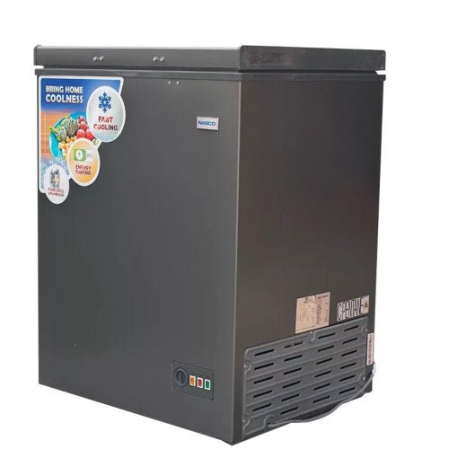 NASCO CHEST FREEZER NAS-200SK 142L SILVER - CompuGhana