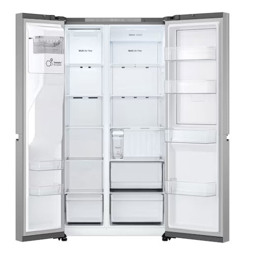 LG 641L SIDE BY SIDE PRIME GC-L257KLKW FRIDGE SILVER
