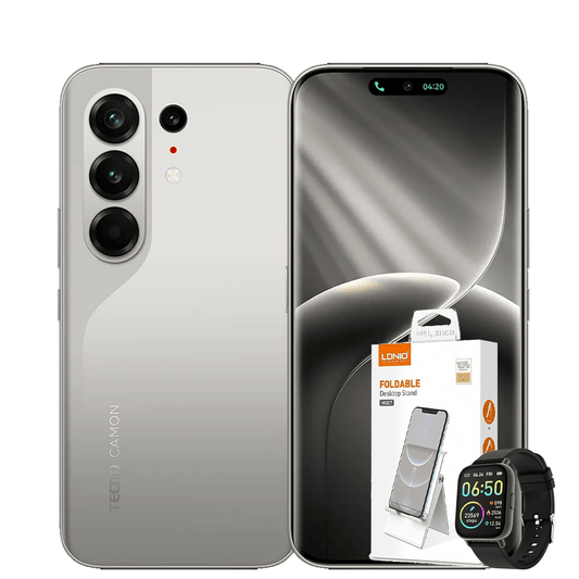 TECNO CN5C CAMON 50 PRO 256GB 8GB RAM + FREE PHONE HOLDER & SMART WATCH - CompuGhana