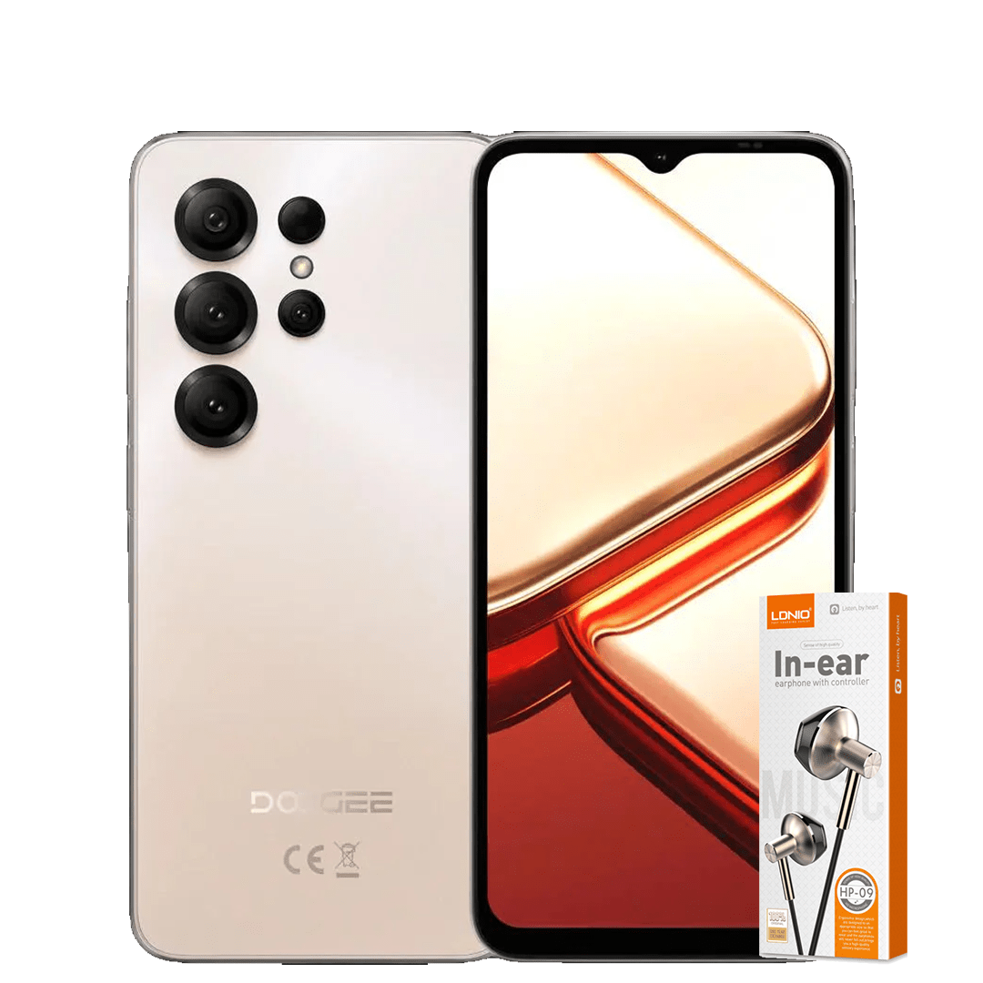 DOOGEE NOTE 56X 64GB+3GB MIDNIGHT BLACK + FREE IN - EAR EARPIECE - CompuGhana