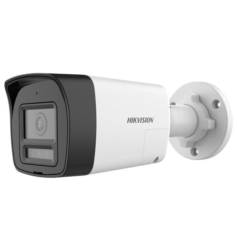 HIKVISION 2MP TWO WAY AUDIO AND SIREN FIXED MINI BULLET CAMERA DS - 2CE16D0T - LPXTS 3.6MM - CompuGhana