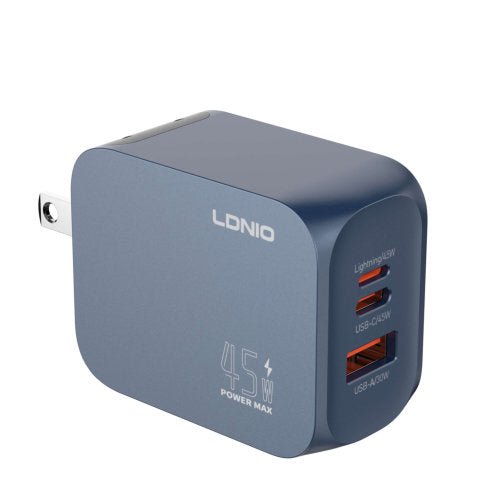 LDNIO Q6 GAN45W FAST CHARGER TYPE - C TO TYPE - C - CompuGhana