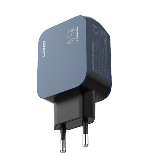 LDNIO Q6 GAN45W FAST CHARGER TYPE - C TO TYPE - C - CompuGhana