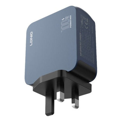LDNIO Q8 GAN100W SUPER FAST CHARGER TYPE - C TO TYPE - C - CompuGhana