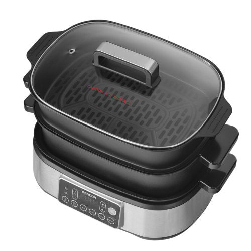 SENCOR SPR 6300BK MULTIFUNCTIONAL SLOW COOKER AND GRILL - CompuGhana