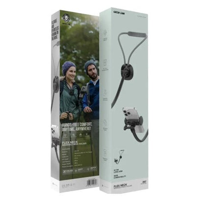 GREEN LION FLEX NECK WEARABLE NECK HOLDER BLACK - CompuGhana