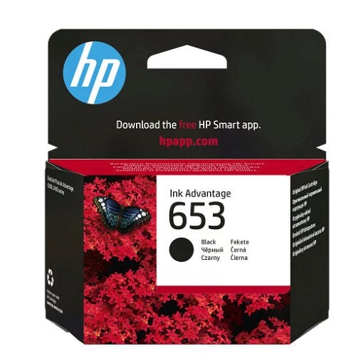 HP 653 Black Original Ink Advantage Cartridge - CompuGhana