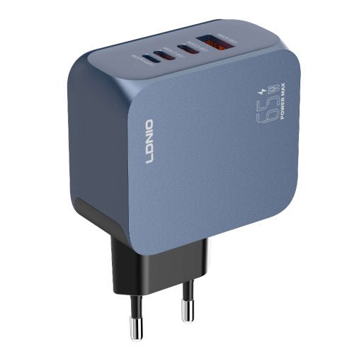 LDNIO Q7 GAN65W SUPER FAST CHARGER TYPE - C TO TYPE - C - CompuGhana