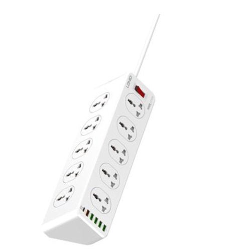 LDNIO UNIVERSAL 10 PORTS+1 PD+1 QC + 4 USB POWER SOCKET SC10610C - CompuGhana
