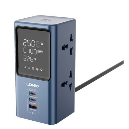 LDNIO SC2 7 - IN - 1 PORTS GAN45W TOWER EXTENSION - CompuGhana